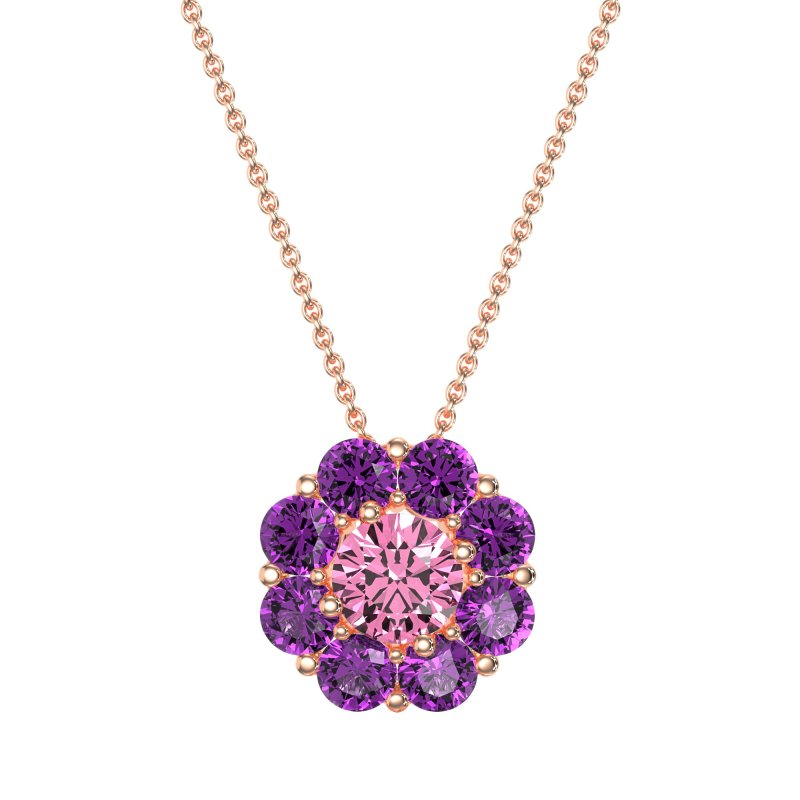 Halo Flower Necklace