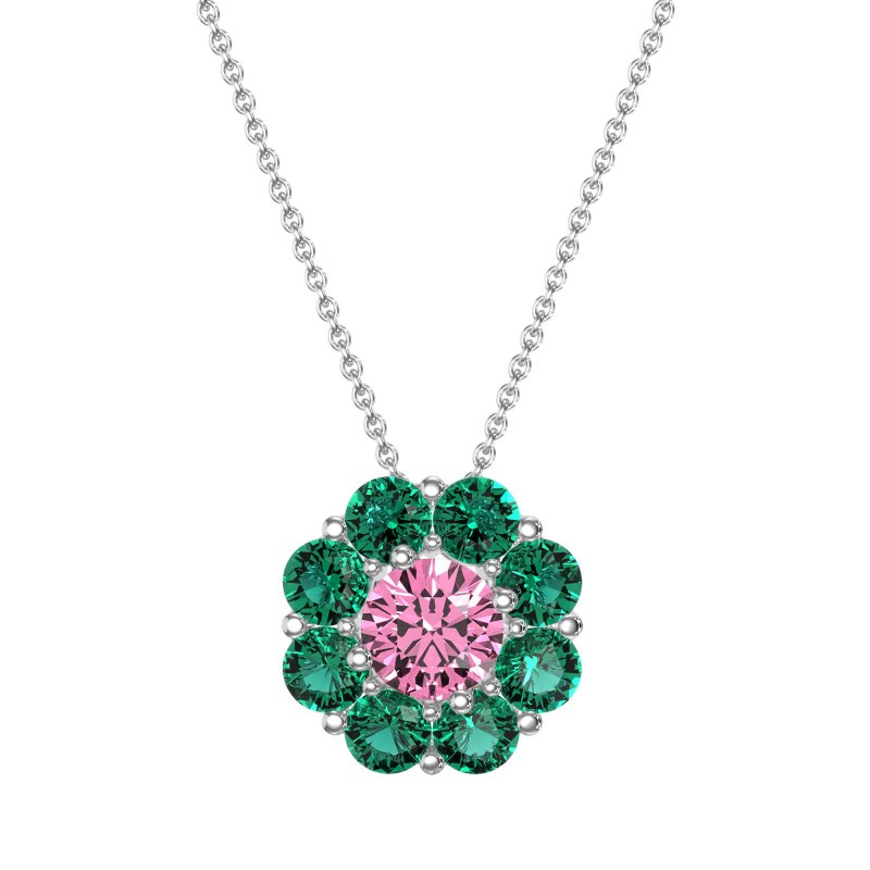 Halo Flower Necklace