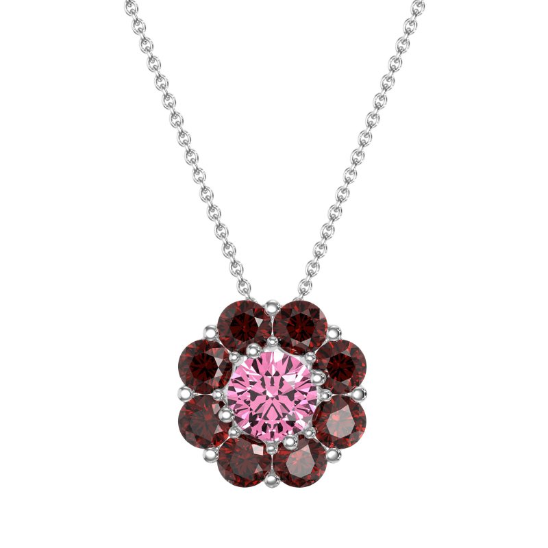 Halo Flower Necklace