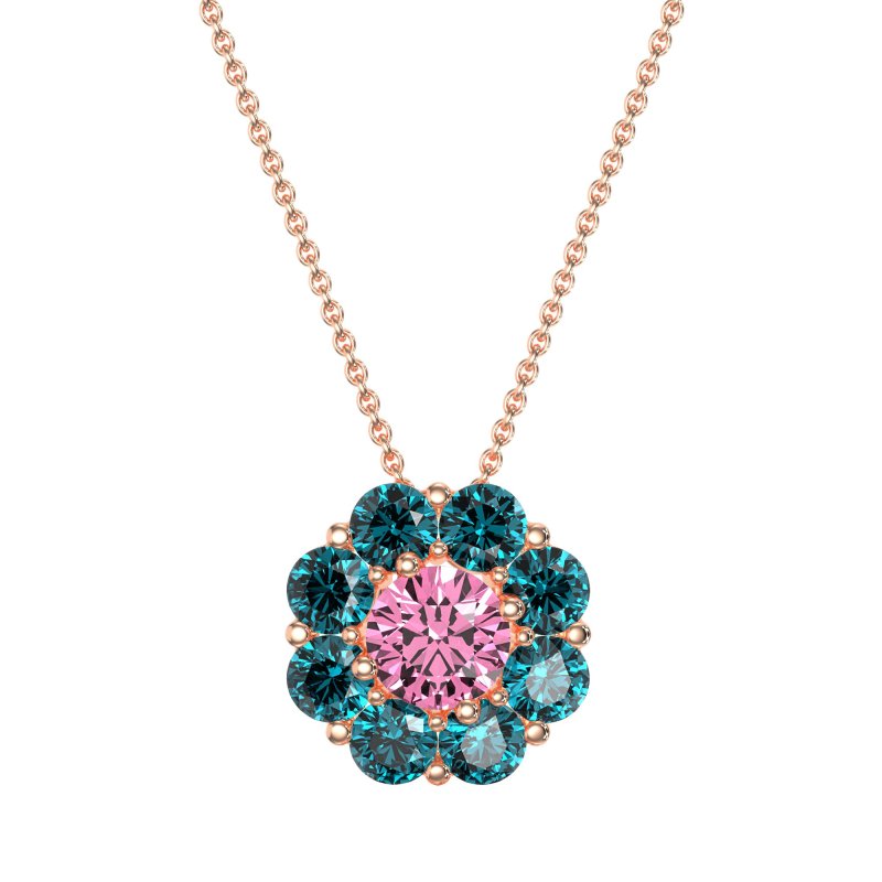Halo Flower Necklace