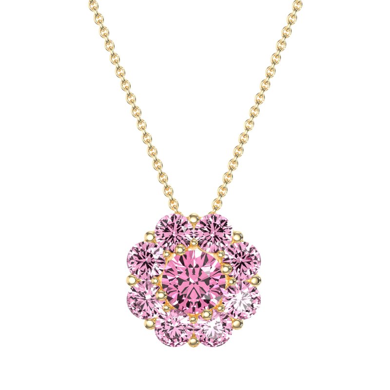 Halo Flower Necklace