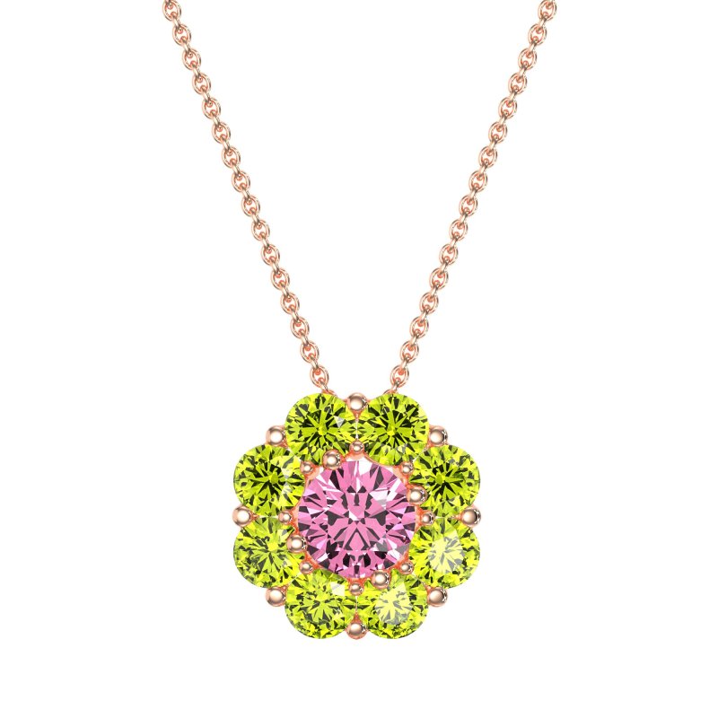 Halo Flower Necklace