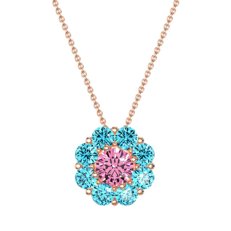 Halo Flower Necklace