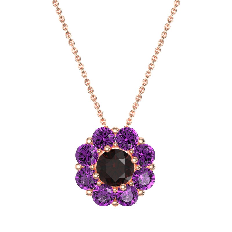 Halo Flower Necklace