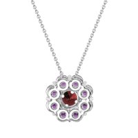 Halo Flower Necklace