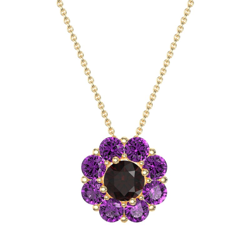 Halo Flower Necklace