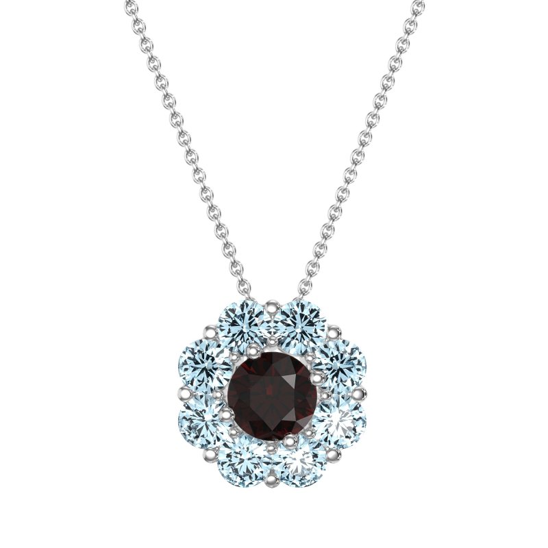 Halo Flower Necklace