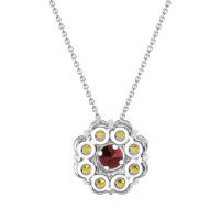 Halo Flower Necklace