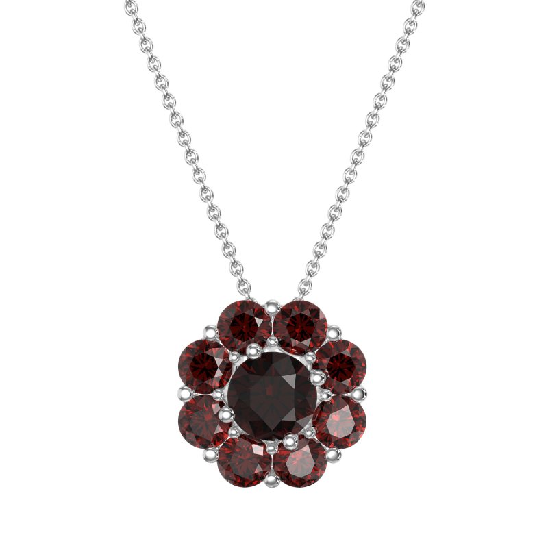 Halo Flower Necklace