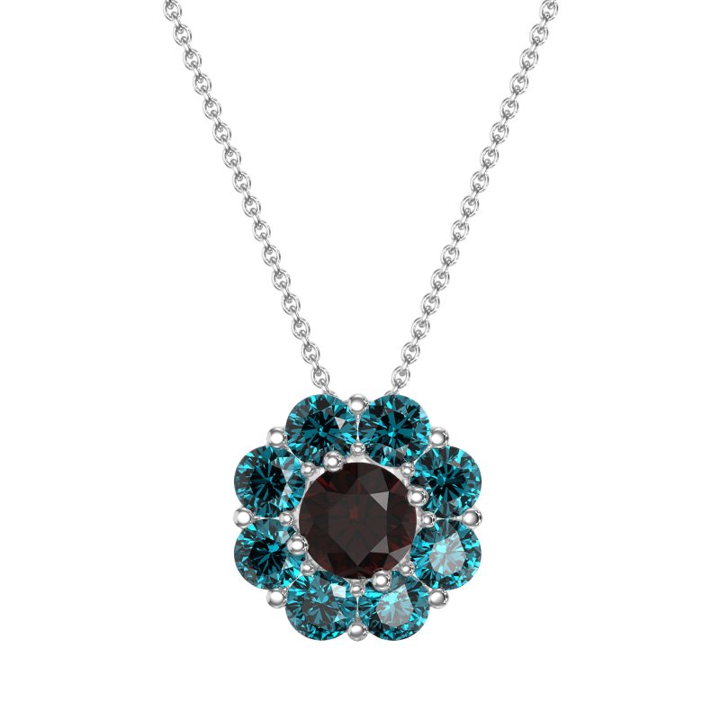 Halo Flower Necklace