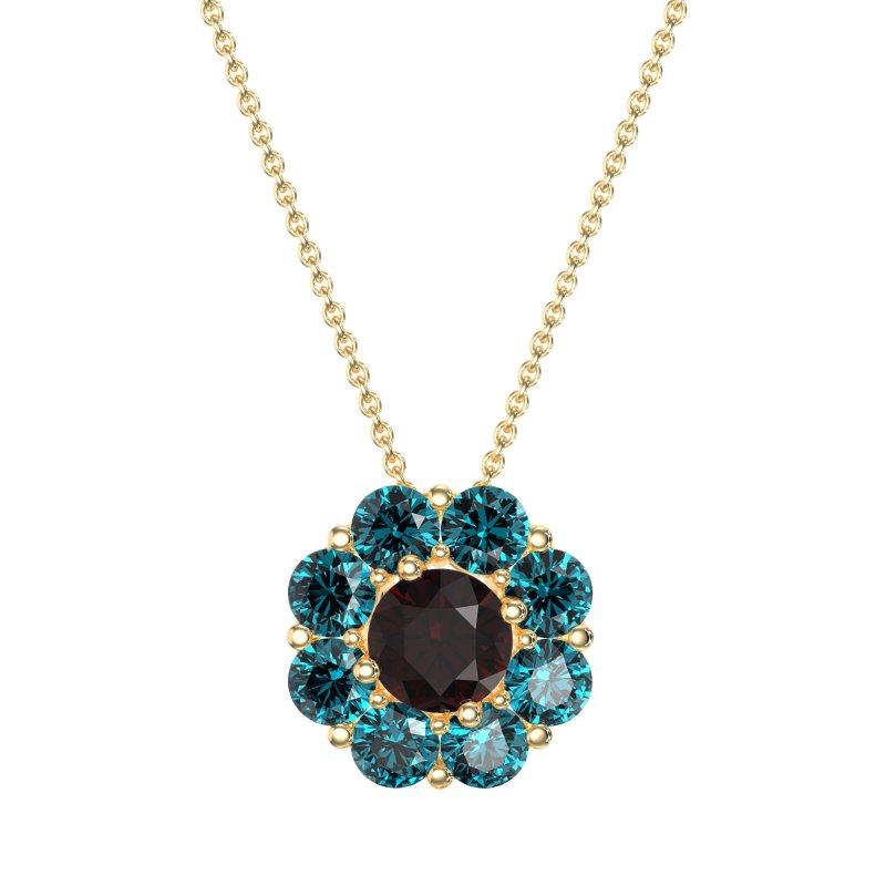 Halo Flower Necklace