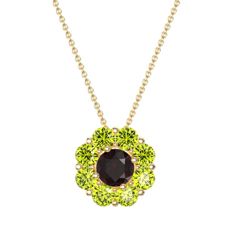 Halo Flower Necklace
