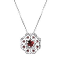 Halo Flower Necklace