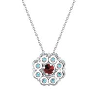 Halo Flower Necklace