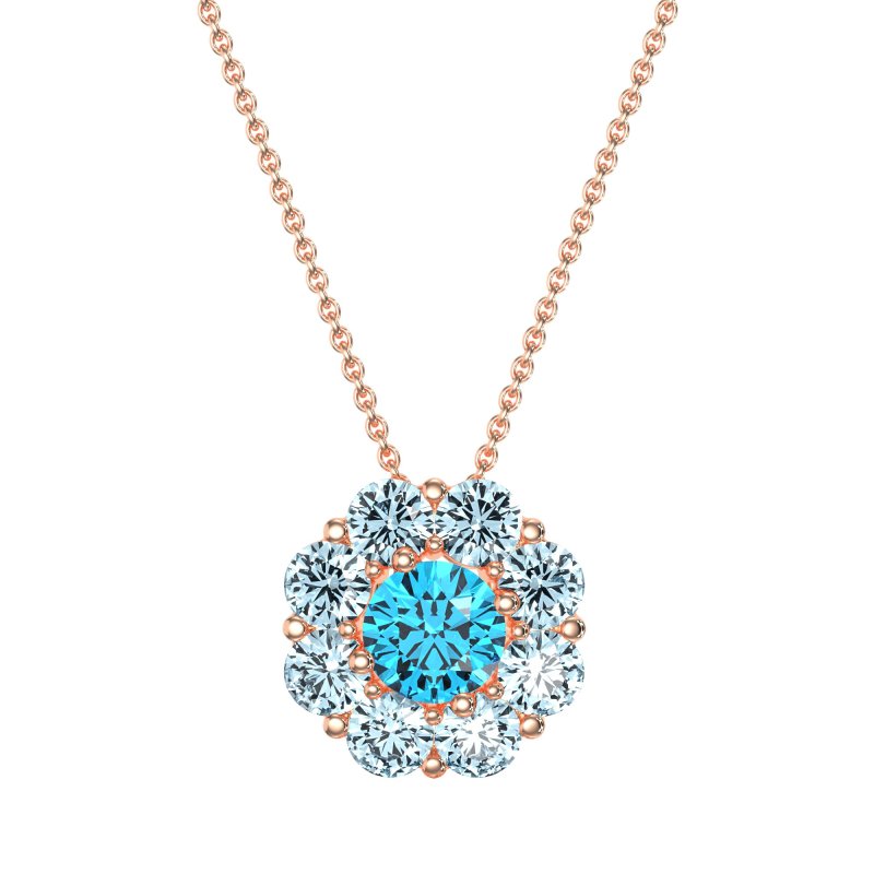 Halo Flower Necklace