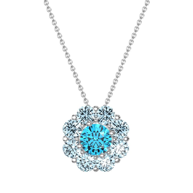 Halo Flower Necklace
