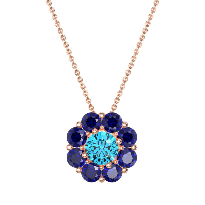 Halo Flower Necklace