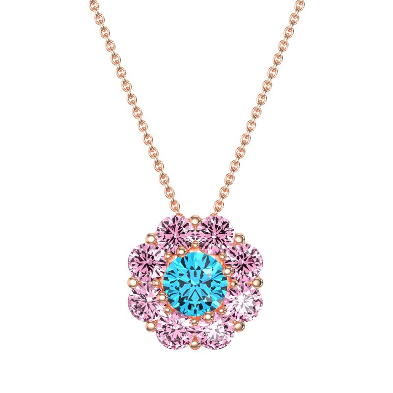 Halo Flower Necklace