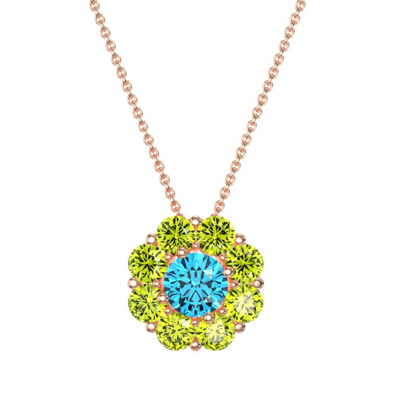 Halo Flower Necklace