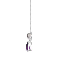 Triangle and Tear Drop Necklace