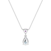 Triangle and Tear Drop Necklace