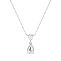 Triangle and Tear Drop Necklace
