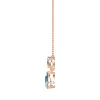 Triangle and Tear Drop Necklace