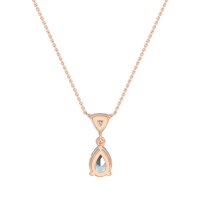 Triangle and Tear Drop Necklace