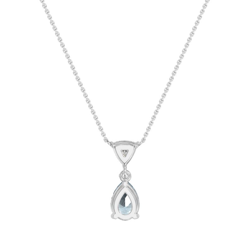 Triangle and Tear Drop Necklace