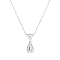 Triangle and Tear Drop Necklace