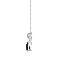 Triangle and Tear Drop Necklace