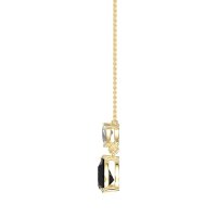 Triangle and Tear Drop Necklace