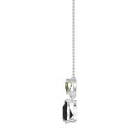 Triangle and Tear Drop Necklace