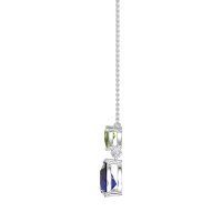 Triangle and Tear Drop Necklace
