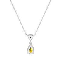 Triangle and Tear Drop Necklace