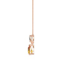 Triangle and Tear Drop Necklace
