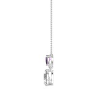 Triangle and Tear Drop Necklace