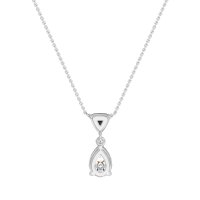 Triangle and Tear Drop Necklace