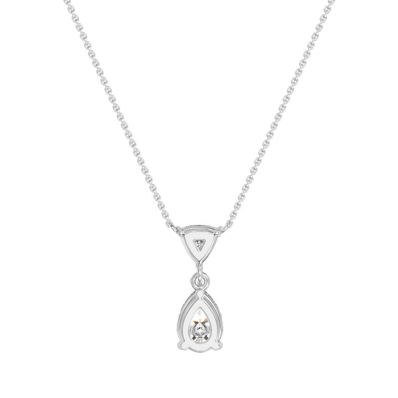 Triangle and Tear Drop Necklace