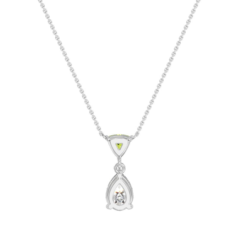 Triangle and Tear Drop Necklace