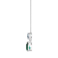 Triangle and Tear Drop Necklace