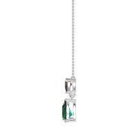 Triangle and Tear Drop Necklace