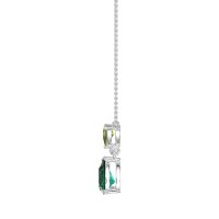 Triangle and Tear Drop Necklace
