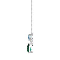 Triangle and Tear Drop Necklace