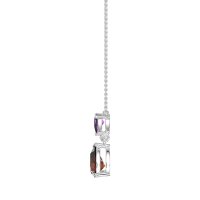 Triangle and Tear Drop Necklace