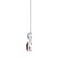 Triangle and Tear Drop Necklace