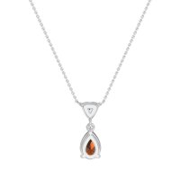 Triangle and Tear Drop Necklace