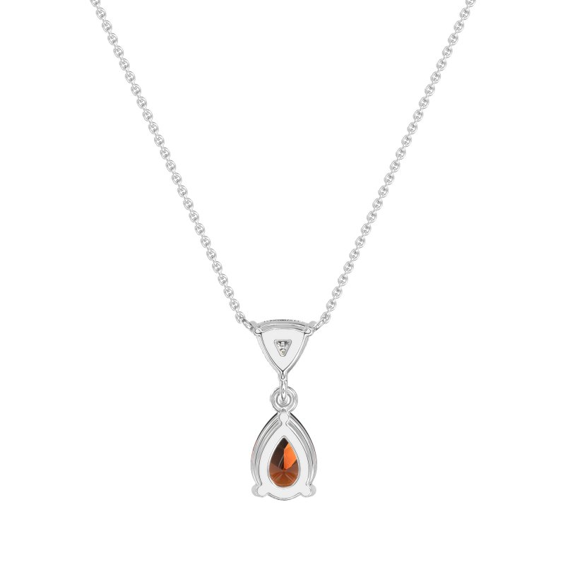 Triangle and Tear Drop Necklace