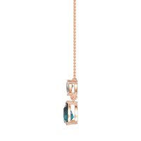 Triangle and Tear Drop Necklace