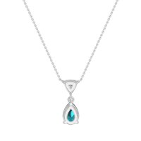 Triangle and Tear Drop Necklace